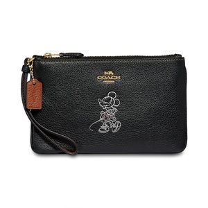 Disney X Coach Minnie Mouse Wristlet Wallet
